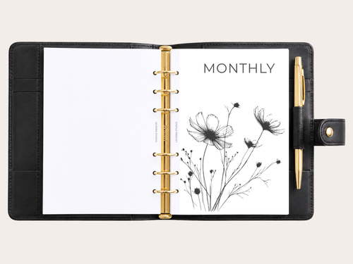2026 Monthly - A5 Ring Planner Inserts