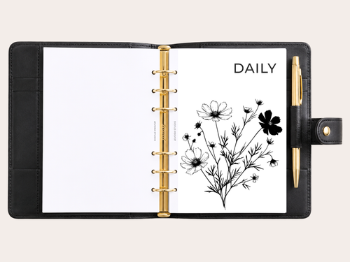 2027 Daily Pages - A5 Ring Planner Inserts