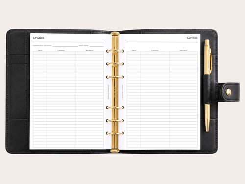 Finances - A5 Ring Planner Inserts